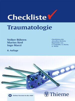 cover image of Checkliste Traumatologie